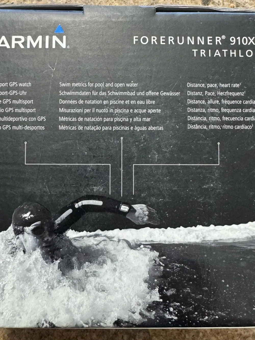 Garmin Black Digital Triathlon GPS Watch